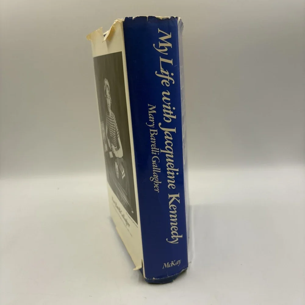 Vintage 1969 My‎ Life With Jacqueline Kennedy Mary Gallagher Blue HC JFK McKay